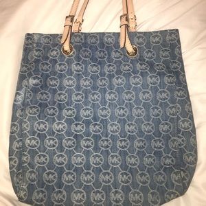 Michael Kors denim bag authentic